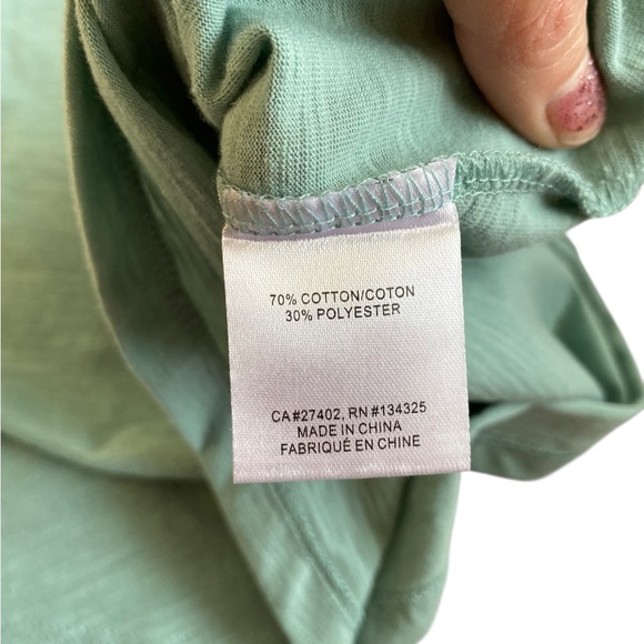 Orb Women's Green Short Sleeve Top Size Medium - Picture 4 of 4